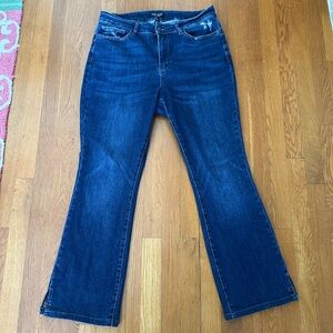 Judy Blue mini bootcut high rise jeans size 14